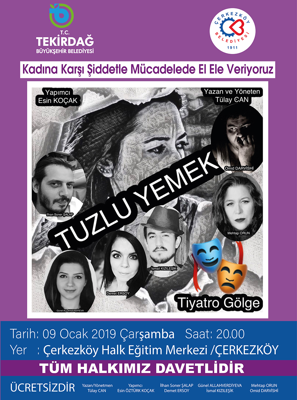 tuzlu yemek tiyatrosu çerkezköy