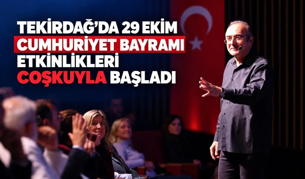 Tekirdağ'da 29 Ekim Cumhuriyet Bayramı Etkinlikleri Başladı