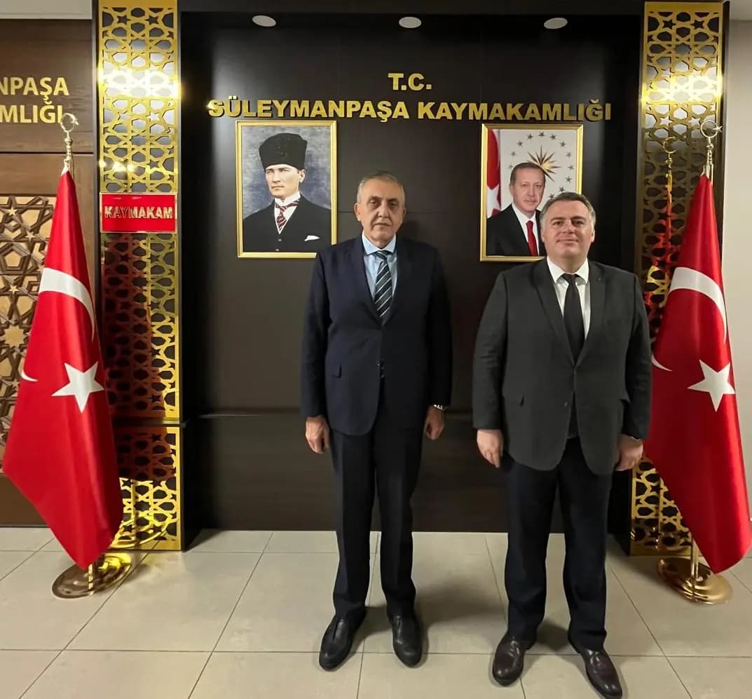 Kaymakam Tunçer, Hayvan Hastanesi Başhekimi Doğan'ı Kabul Etti