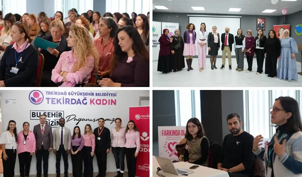 Tekirdağ Büyükşehir Belediyesinden Meme Kanseri Farkındalık Eğitimi