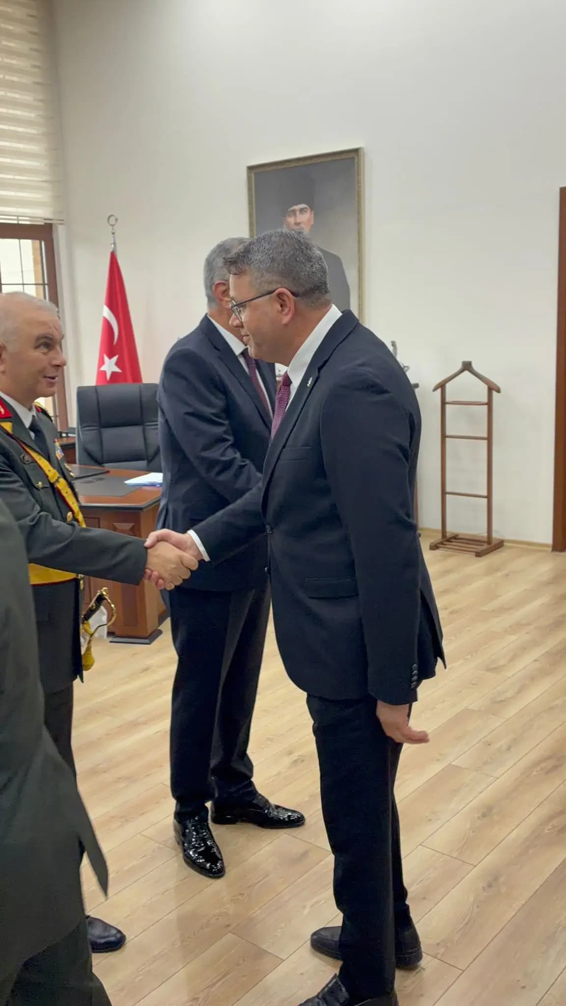 Çerkezköy'de 29 Ekim Cumhuriyet Bayramı Tebrikat Töreni