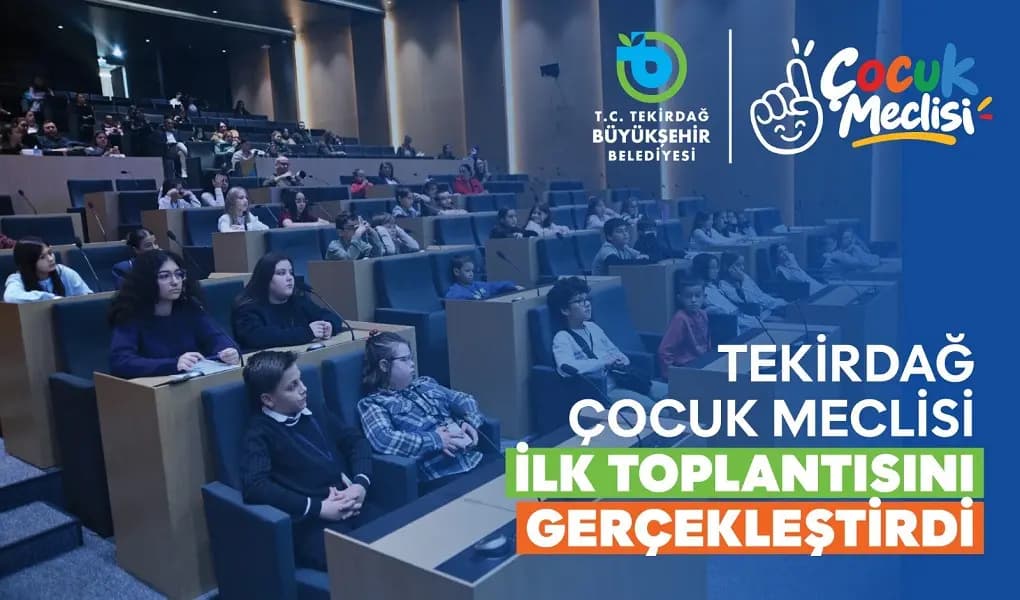 Tekirdağ Çocuk Meclisi İlk Toplantısını Gerçekleştirdi
