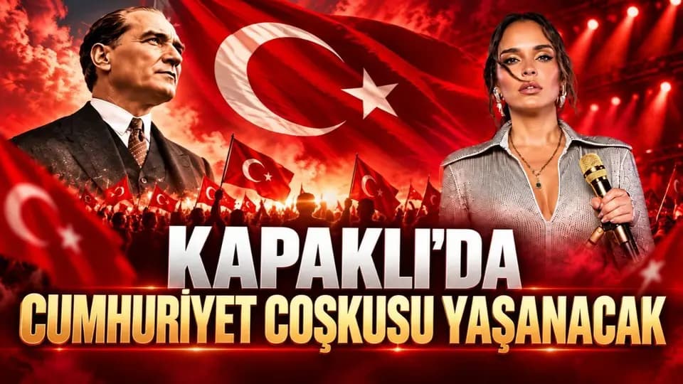 Kapaklı Belediyesi'nden 29 Ekim Cumhuriyet Bayramı Etkinlik Programı