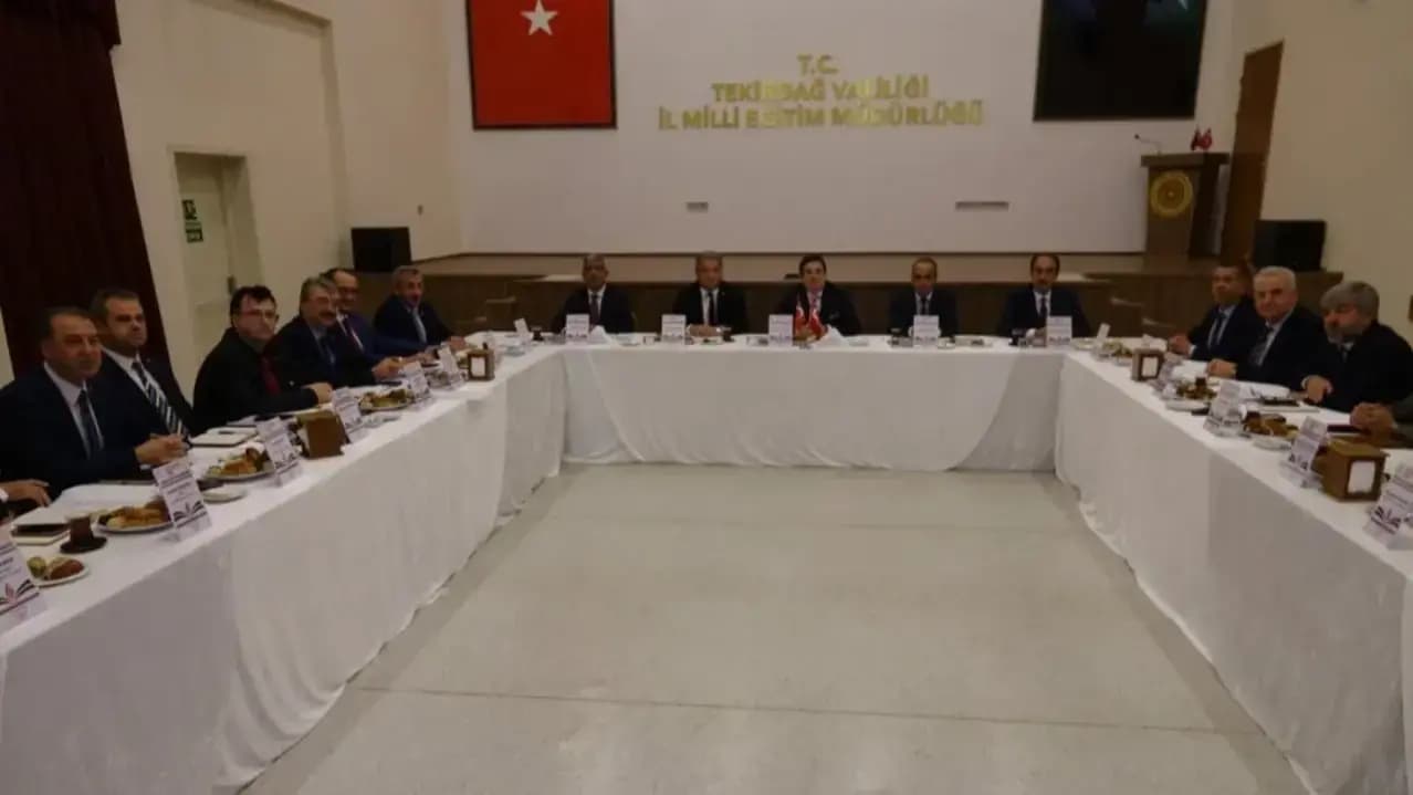 Tekirdağ'da Okullarda Güvenlik Tedbirleri Değerlendirildi