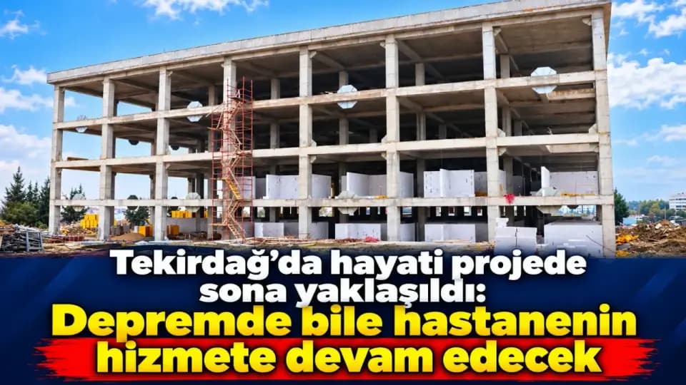 TNKÜ Hastanesi Depremde Kesintisiz Hizmet Verecek Şekilde Tasarlandı