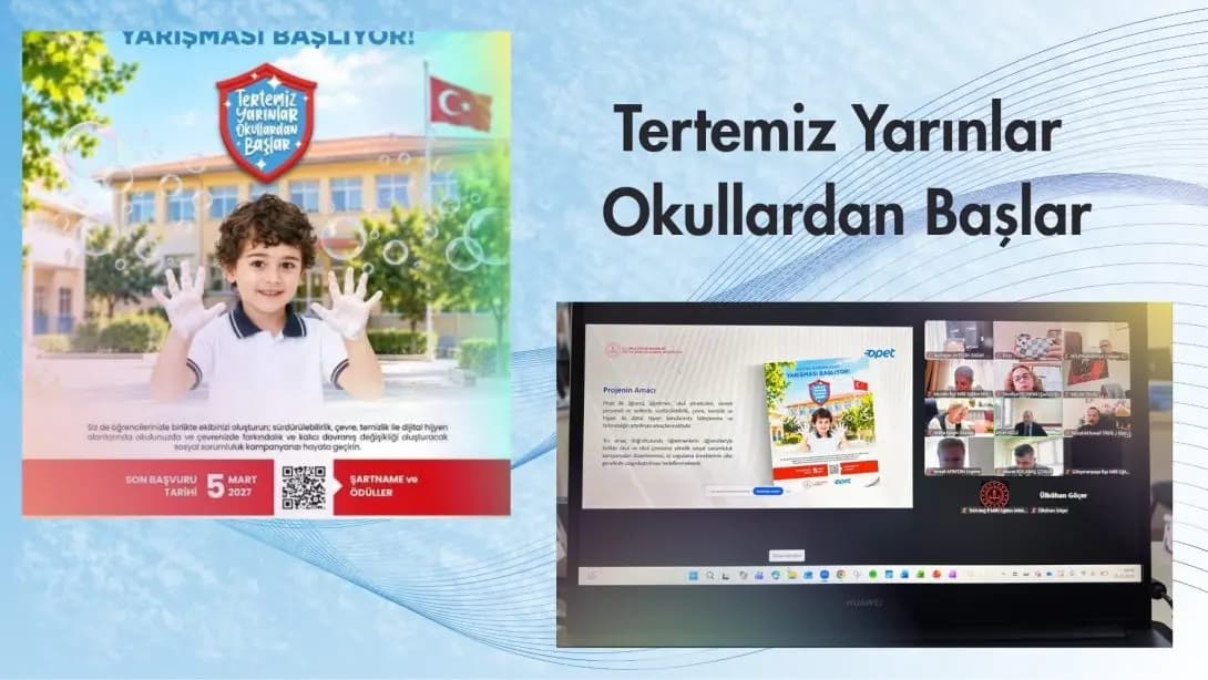 Tertemiz Yarınlar Okullardan Başlar Projesi İçin Toplantı Yapıldı